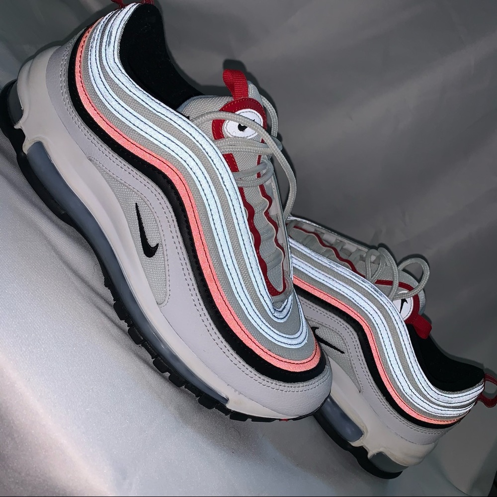 NIKE AIR MAX 97 RED WHITE AND BLUE
